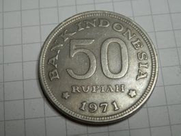 Indonesien 50 Rupiah, 1971