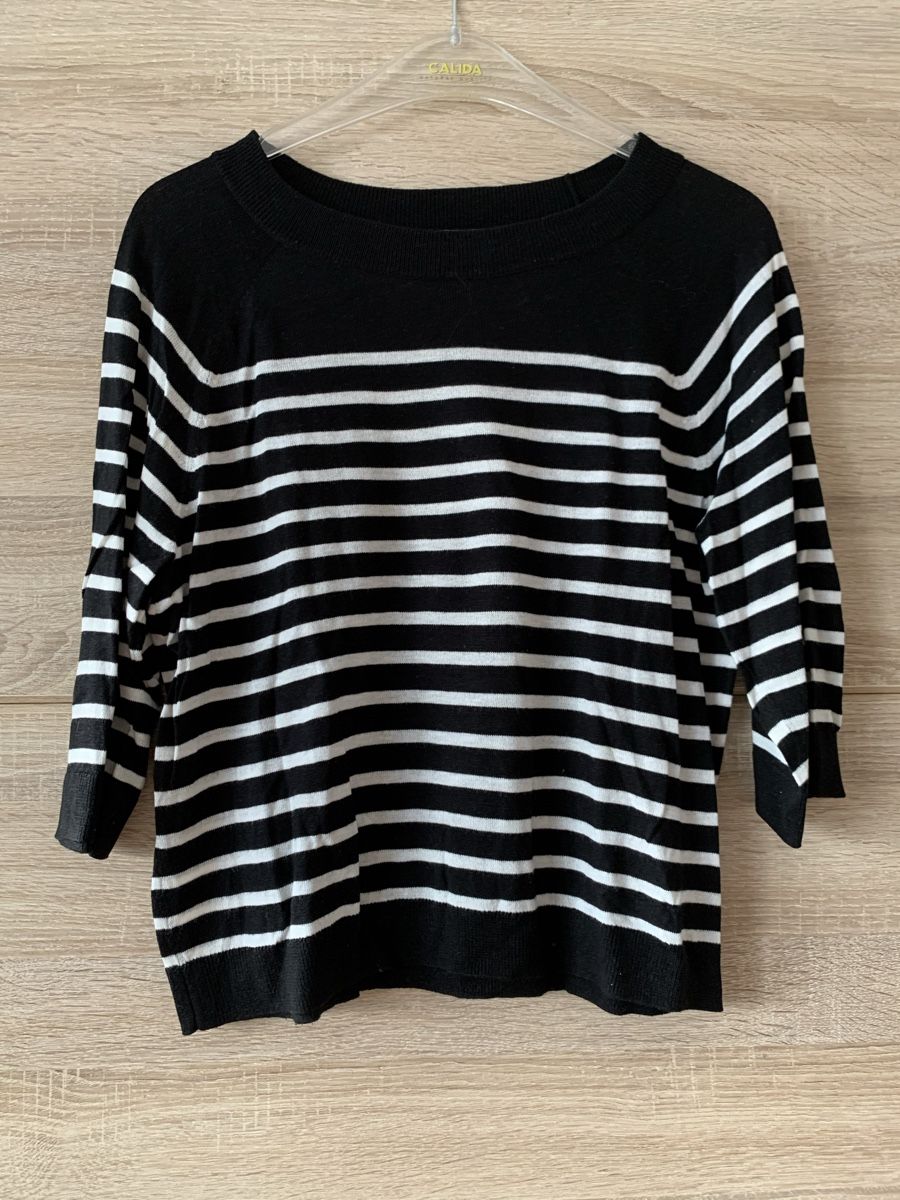 H&M Pullover & Sweatshirts: Pull à rayures noir – Gebraucht aus Montreux von iizaa811