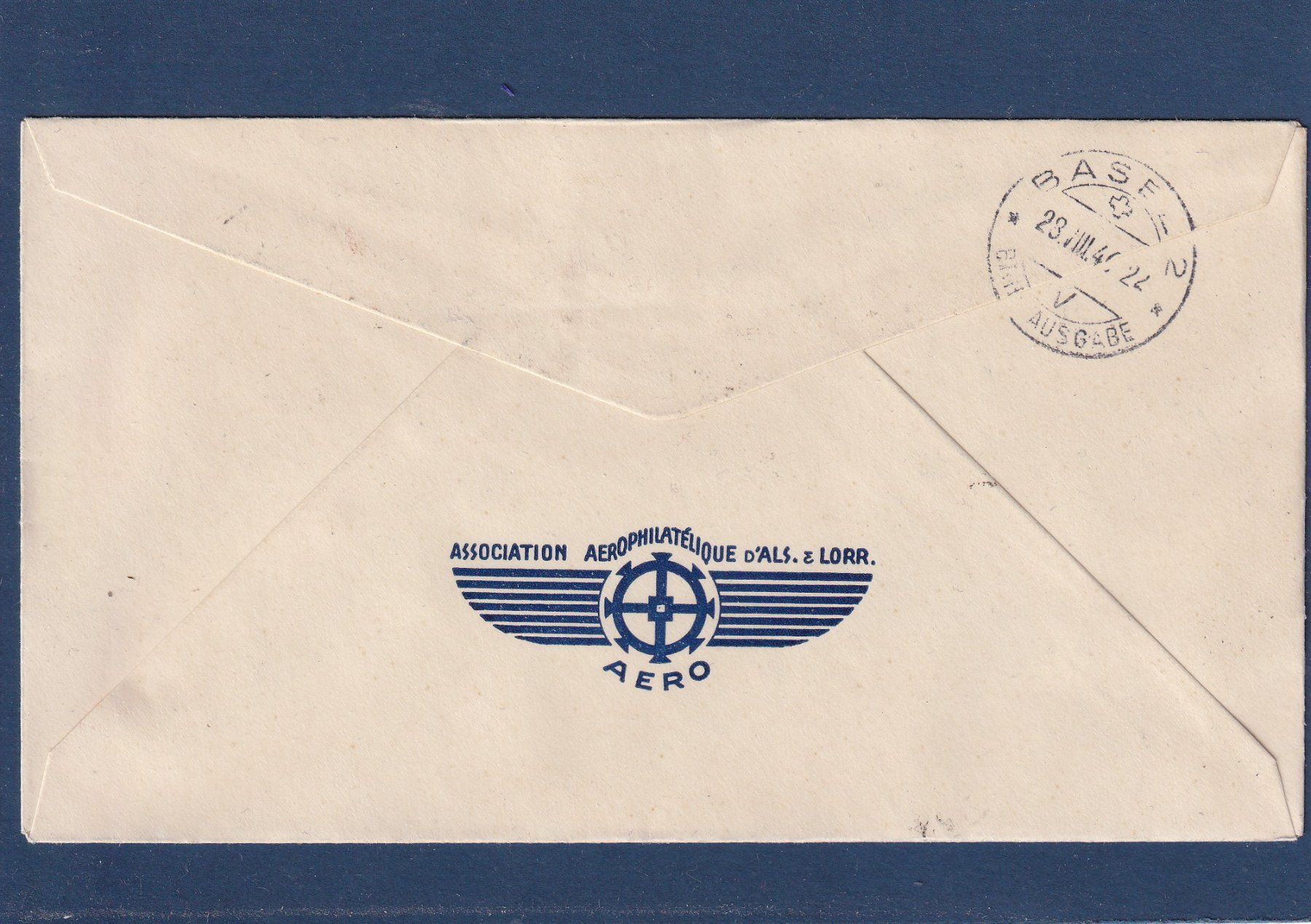 Tous les timbres: Lettre R. Mulhouse 1946 – D'occasion à Orvin par Pyaeschli 1