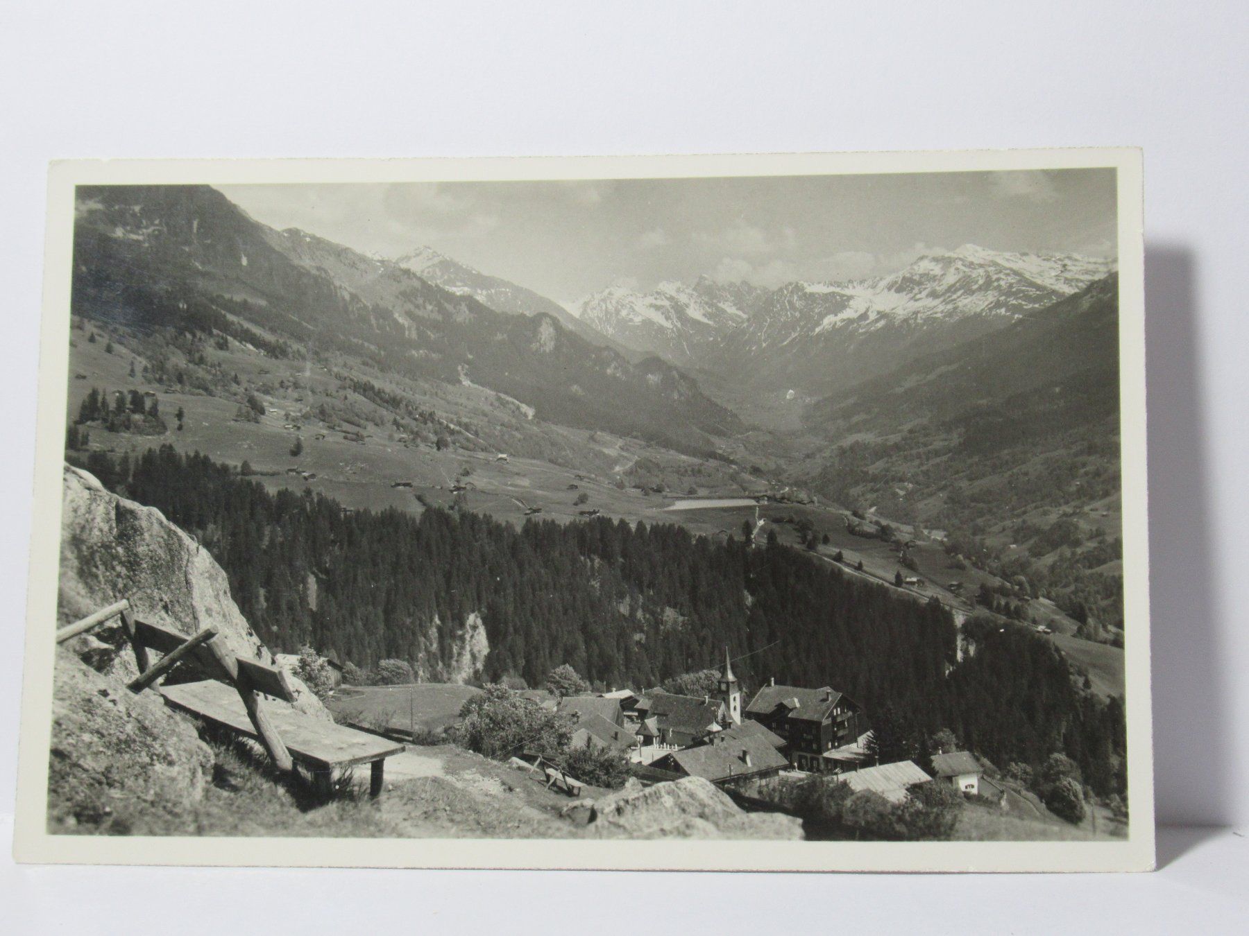 Cartoline postali: Pany , Kirche ,  Talblick 1939 – Usato da Grenchen venduto da Bluemchen1900 1