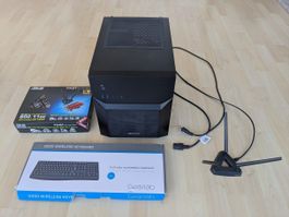 Kompakt PC, i7, 12 GB RAM, 2,5 TB, WLAN, US/UK Tastatur