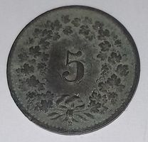 5 Rappen 1944 