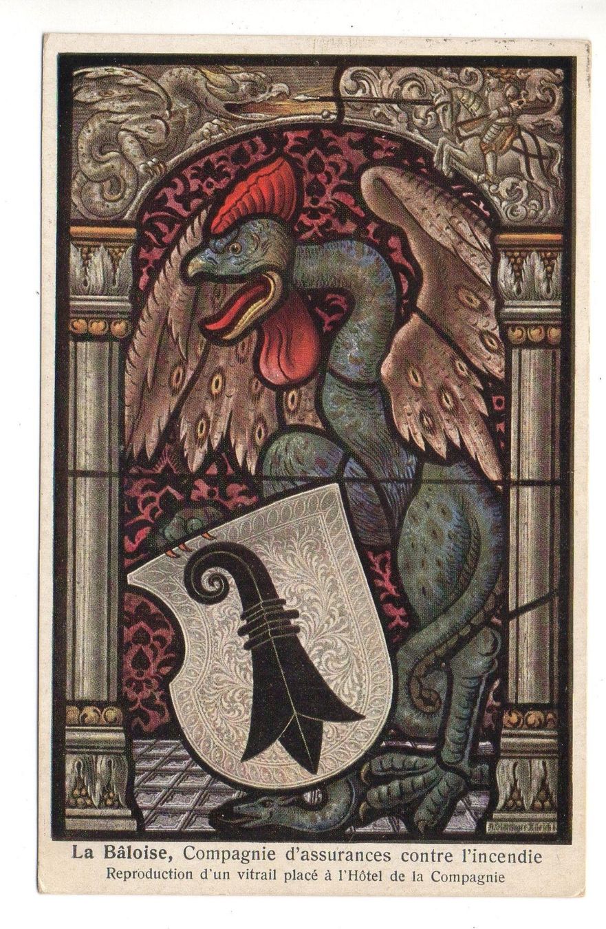 Cartoline postali: BASEL La Bâloise, Hôtel de la Compagnie – Usato da Jona venduto da philajona