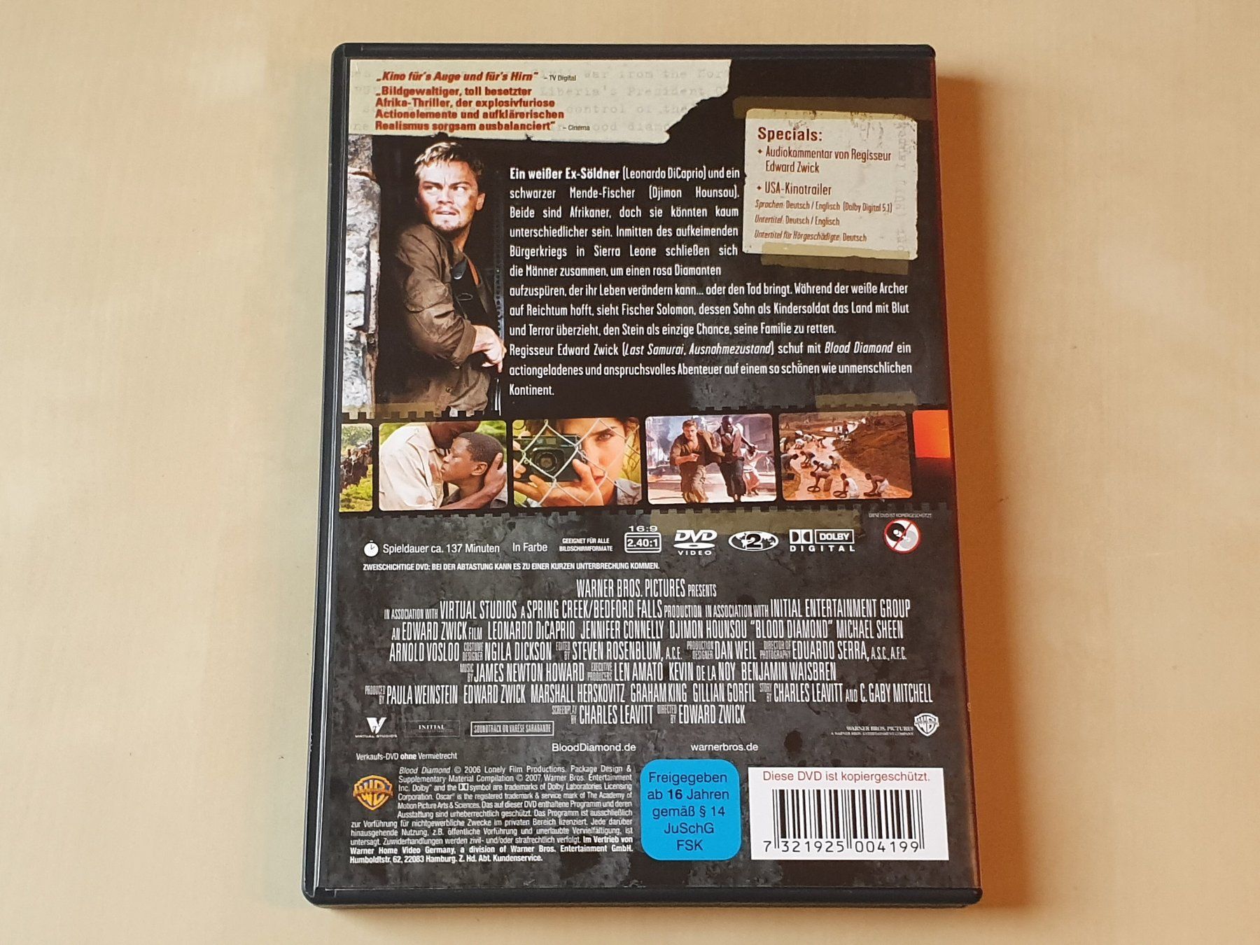 Tous les DVDs: Blood Diamond – D'occasion à Stansstad par collectorsshop 1