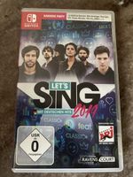 Nintendo Switch Let's Sing 2019 Spiel guter Zustand