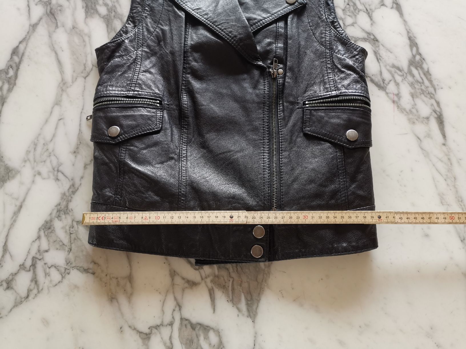 Gilet & Giacche senza maniche: Topshop Biker Leder Weste  – Usato da Uerikon venduto da pink_flamingo 5