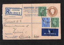 GS Registered Letter England , 18.Xll.1946