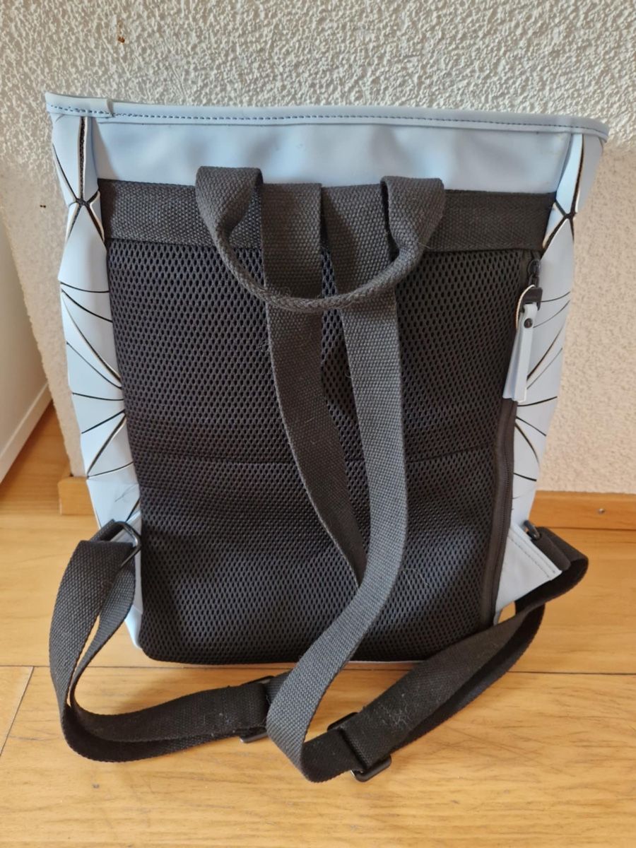 Suri Frey Rucksäcke: Suri Frey Rucksack, hellblau mit Muster, neuwertig! – Neu (gemäss Beschreibung) aus Hittnau von Katzenherz 1