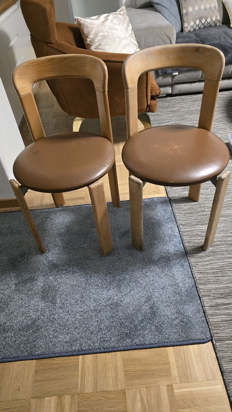 Dietiker Sedie: 2 chaises Bruno Rey Dietiker – Usato da Brügg BE venduto da ame_gjp8