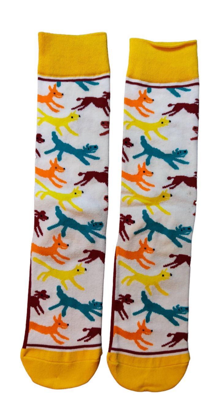 Calze: Socken Hunde / Dogs – Nuovo e nell'imballaggio originale da Zürich venduto da amysmith