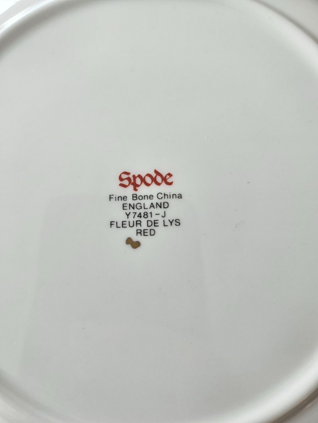 Spode Geschirrsets: Spode England "Fleur de Lys Red" Kaffeeservice – Neu – Neu (gemäss Beschreibung) aus Chur von nataliiaw 5