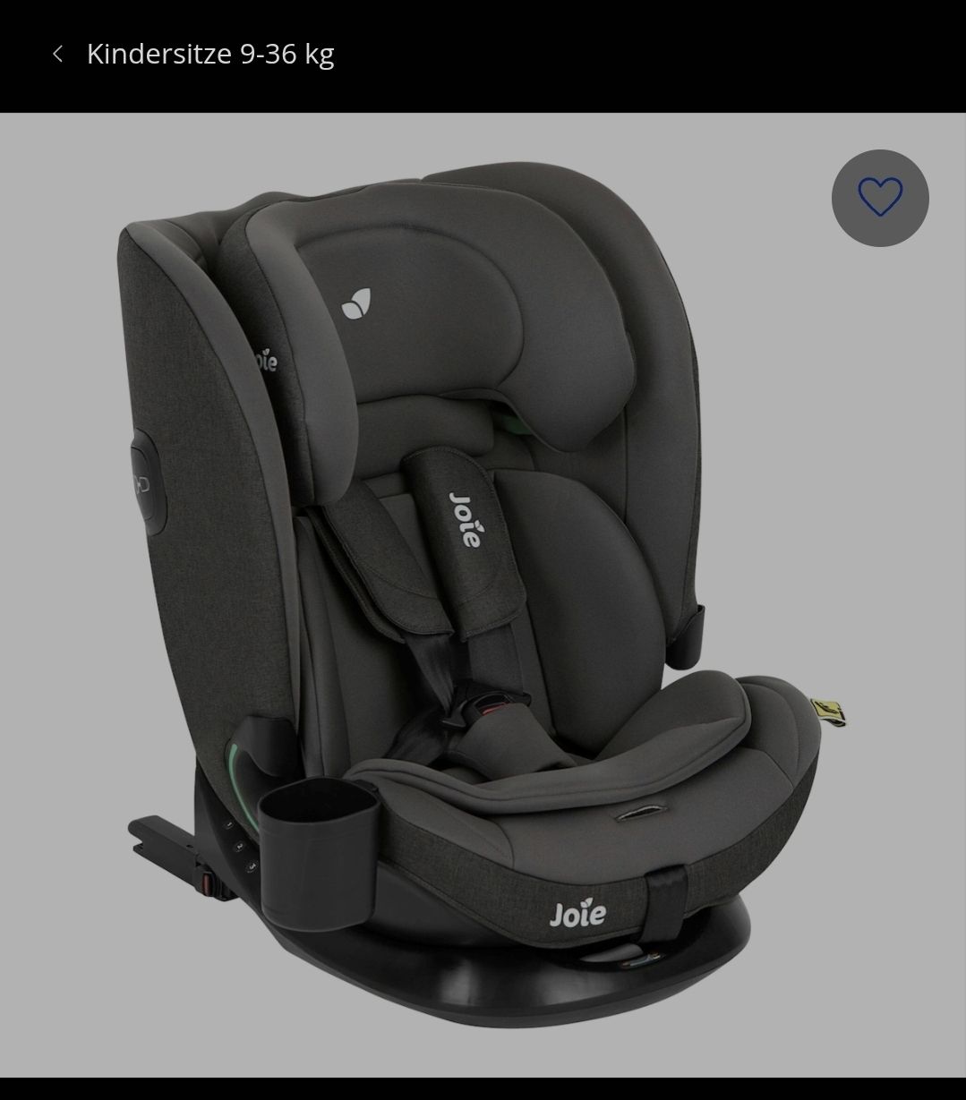 Joie Sièges auto: Joie Kindersitz i-Bold thunder – D'occasion à Luzern par Joaomassano