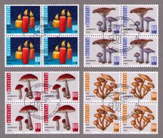 1994_J332-35_PRO JUVENTUTE_Pilze/Weihnachten_Saubere Vb ET !