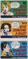3er Set Comic Telefonkarten aus AUSTRALIEN