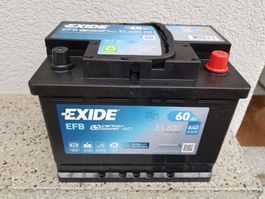 Autobatterie, 60Ah, EFB, start /  stop, auch SA/SO, abends!