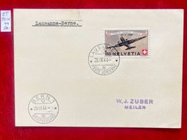 Flugpost Karte ET 20.IX.44  gestempelt ʘ