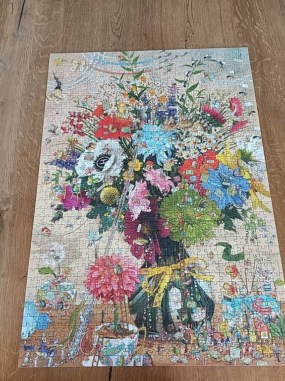 Puzzle: Heye Flowers life 1000 – Usato da Sitterdorf venduto da karin1991 2