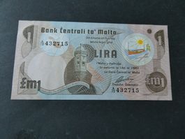 Malta 1967, 1 Lira   - ungefaltet