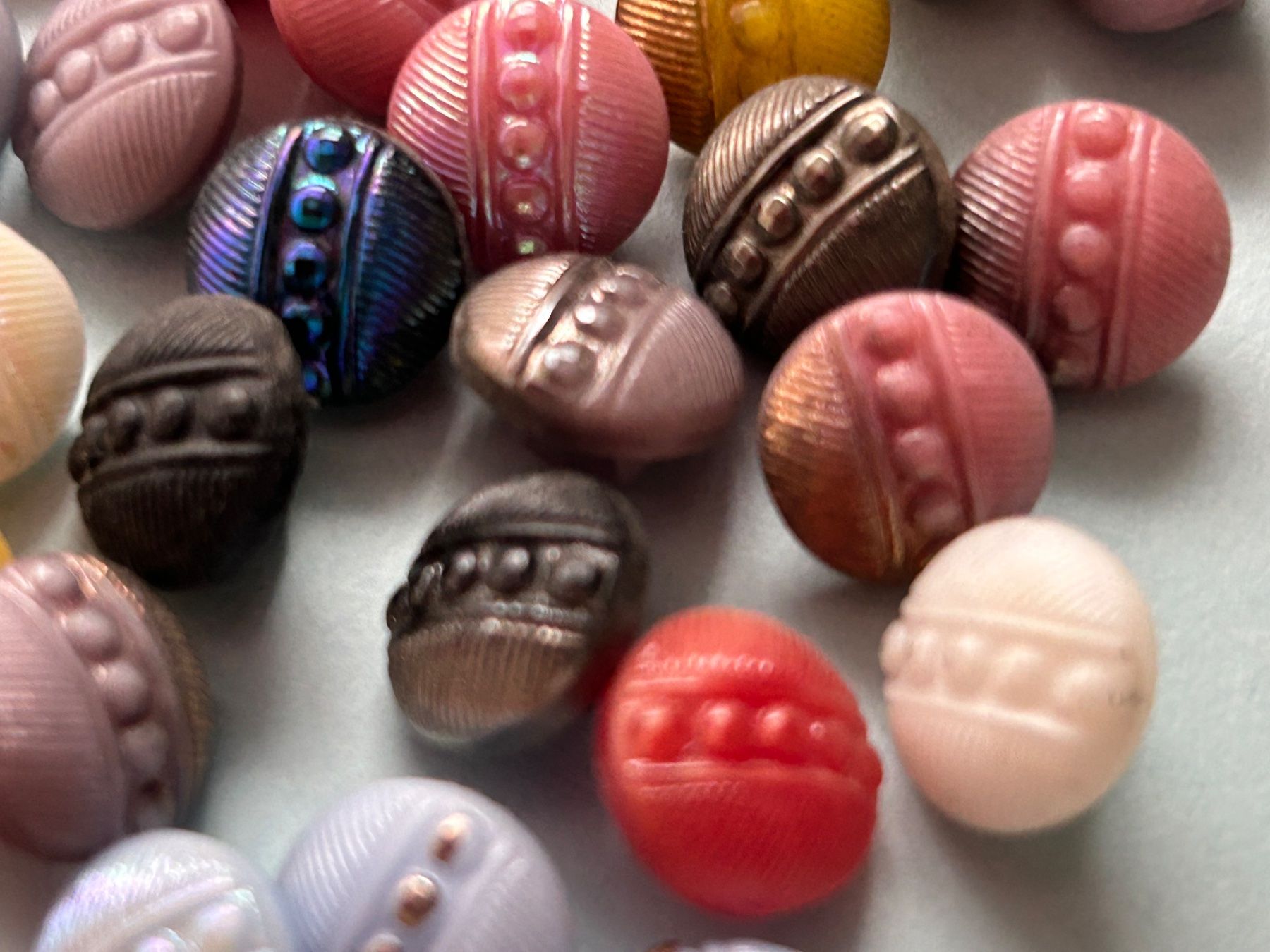 Boutons: Bunte Glasknöpfe – Neuf (Voir description) à Pfeffingen par Alusru70 1