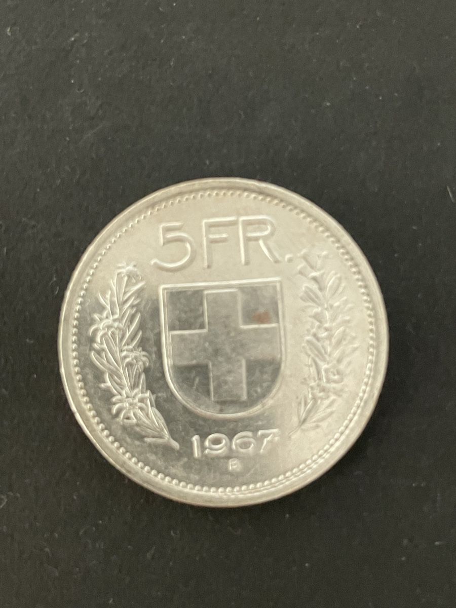 Tutti le monete: 5.- Silber CH Jahr 1967 – Usato da Meierskappel venduto da Hala03 1