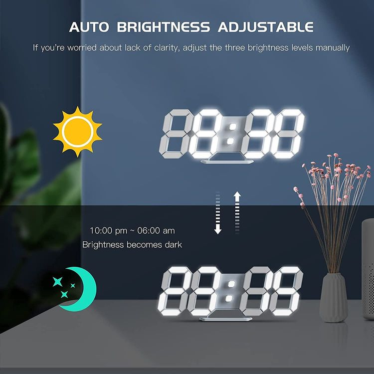 Kaufe Digitales Auto LED elektronische Uhr Zeit Temperatur
