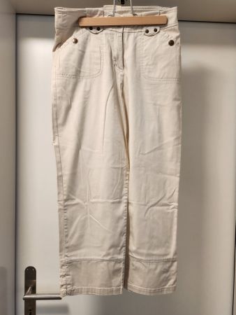 Damen Sommerhose beige Gr. 36, v. Cheer