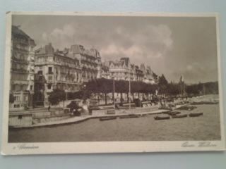 Cartoline postali: Geneve Quai Wilson – Usato da Sargans venduto da nicsam1815