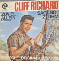 Vinyl Single Cliff Richard - zuviel allein (The Lonely One)