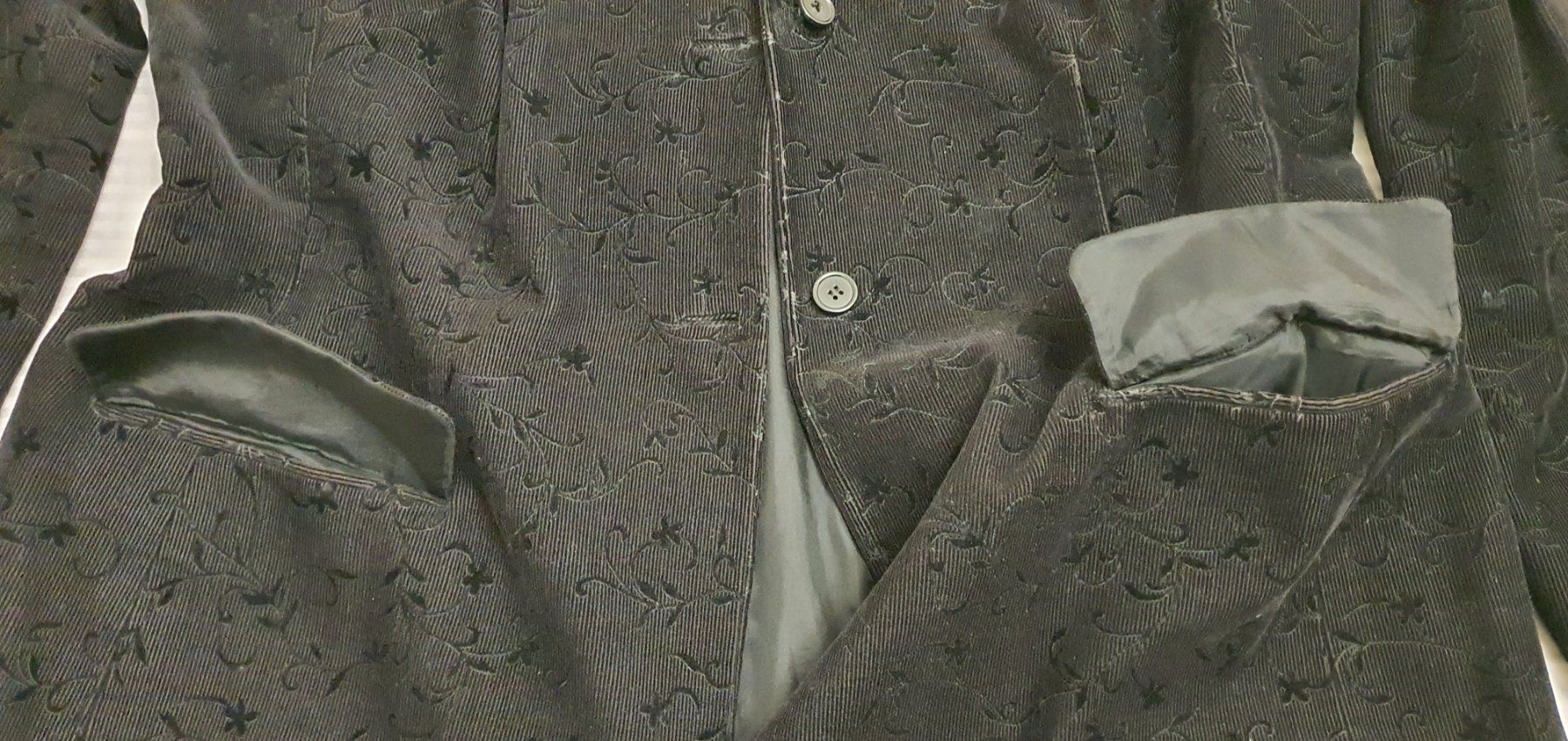 Jacken: Jacket, Blazer aus Jaquard 80cm lang, schwarz, Gr. 46 – Gebraucht aus Jona von VivianPatrick 2