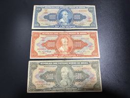 3 verschiedene Banknoten