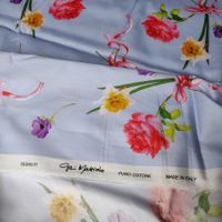 Top Baumwolle von Gai Mattiolo 1.35x1.5m hellblau Fioroni