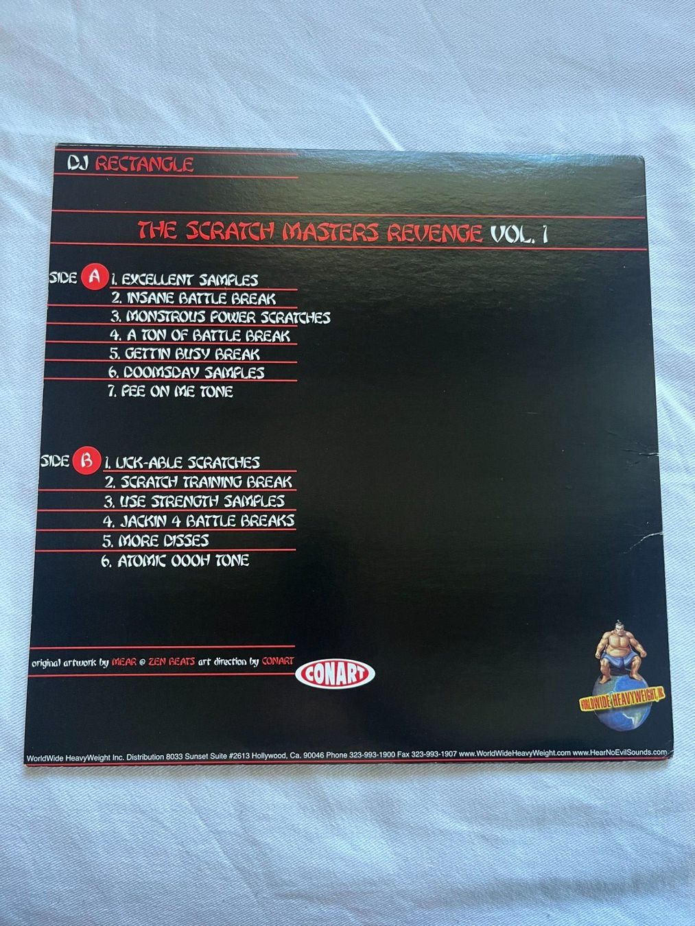 Dischi in vinile: DJ Rectangle - The Scratch Masters Revenge Vol. 1 Vinyl LP – Usato da Effretikon venduto da ChrisLamberger 1
