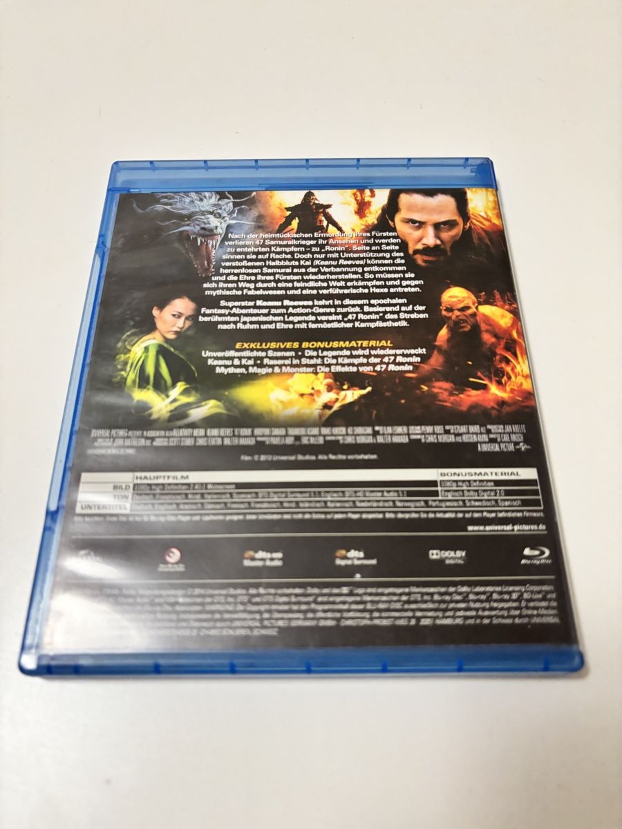 Tutti i DVDs: 47 Ronin - Blu-ray – Usato da Luzern venduto da Armastra 1