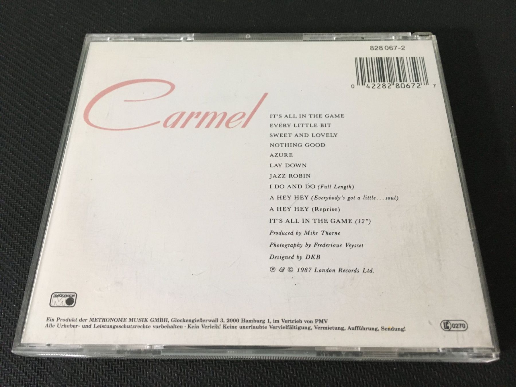 CDs: Carmel - Everybody's got a little...soul -CD- – Gebraucht aus St.Gallen von MedienJoe 2