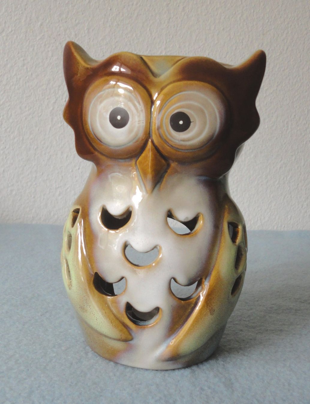Portacandele: Duft-Lampe aus Keramik in Form  einer Eule H = 18cm – Nuovo (secondo la descrizione) da zürich venduto da parts5060