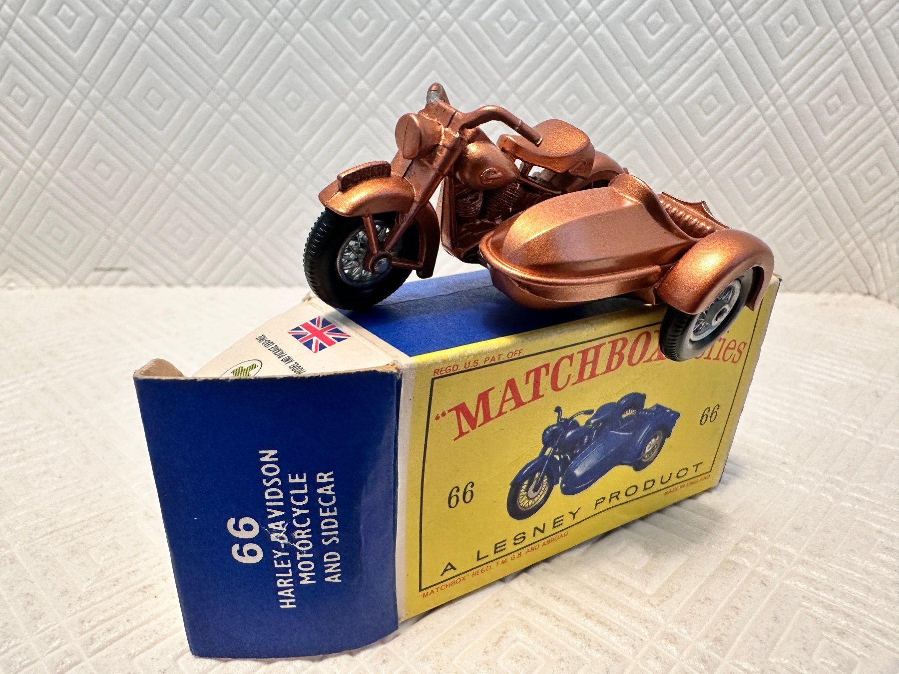 Matchbox Voitures modèles: Matchbox No.66 ,  Harley Davidson Motorcycle – D'occasion à Seuzach par Jage
