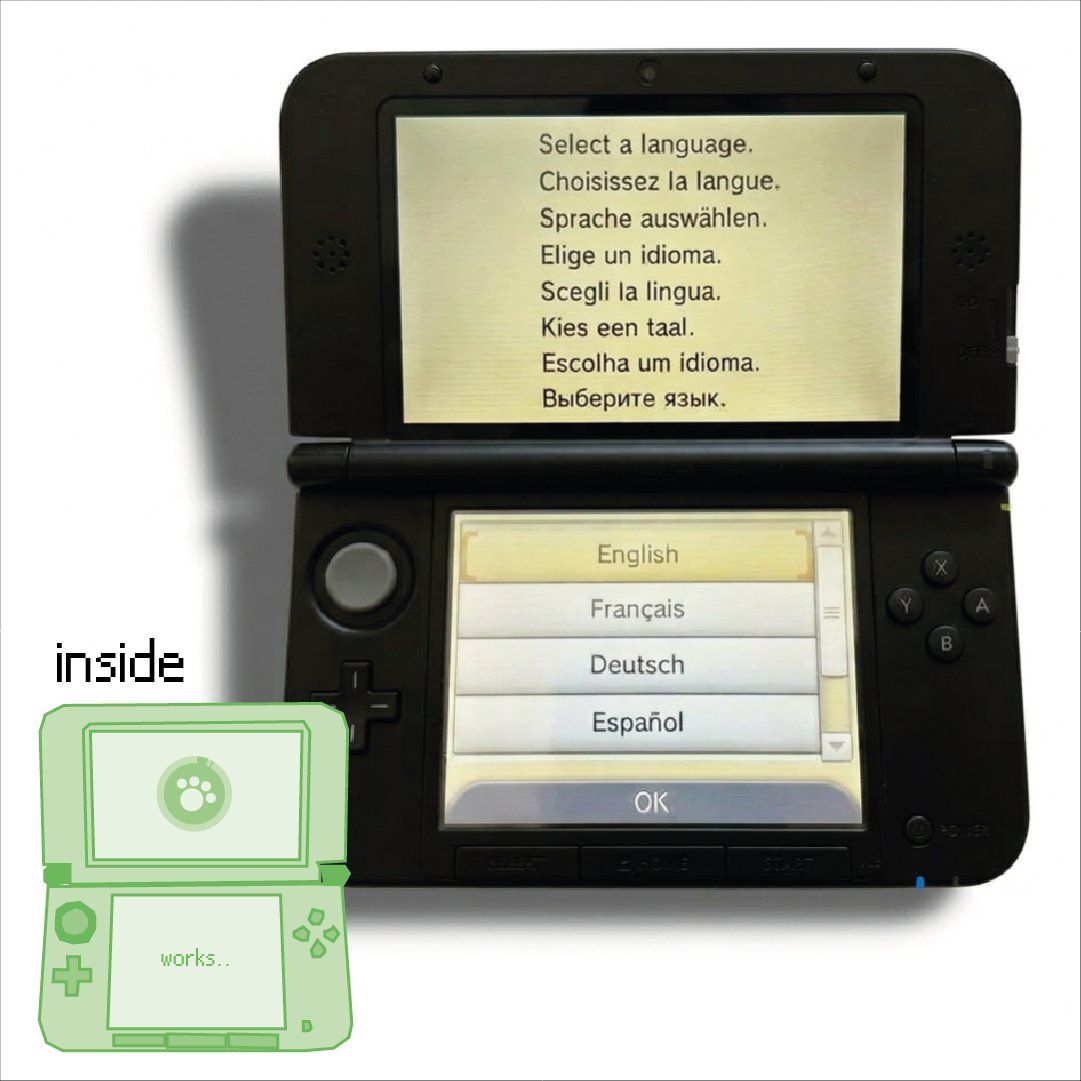 Nintendo Console: Console Nintendo 3DS noire avec stylet et housse – Usato da Neyruz FR venduto da Paw_ket-Steal