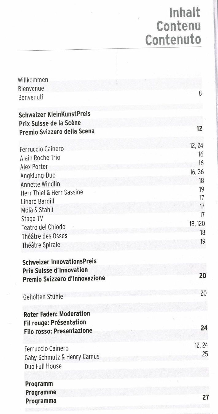 Libri: Schweizer Künstlerbörse Thun 2002 Programmbuch – Usato da Hinwil venduto da RomRay 1
