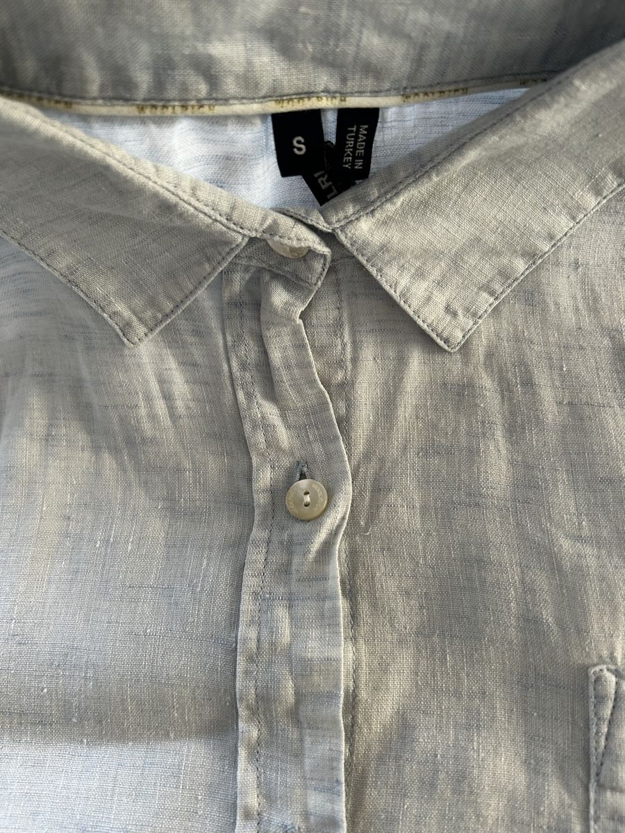 Woolrich Chemisiers: WOOLRICH Leinenbluse / Strandkleid Hellblau – Gr. S – D'occasion à Balsthal par LaLiLu77 1