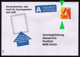 1995/96_887RM_A-POST Faser_Abart «KORREKTURZAHN breit» !!