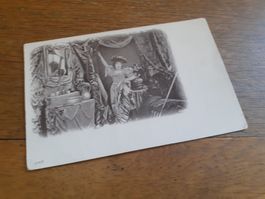 KITSCH - JUNGE FRAU im BOUDOIR