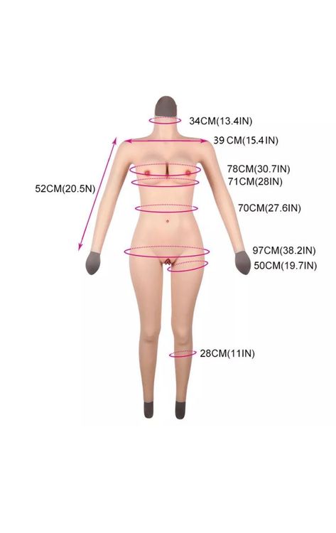 Biancheria intima: +Silikonbrüste Anzug Ganzkörper – Nuovo e nell'imballaggio originale da Amriswil venduto da JaJa-Express 4