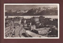 LAUSANNE - Grand Pont et les Alpes - 1933