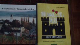 2 X BÜCHER : MEILEN AM ZÜRICH - SEE !!!!