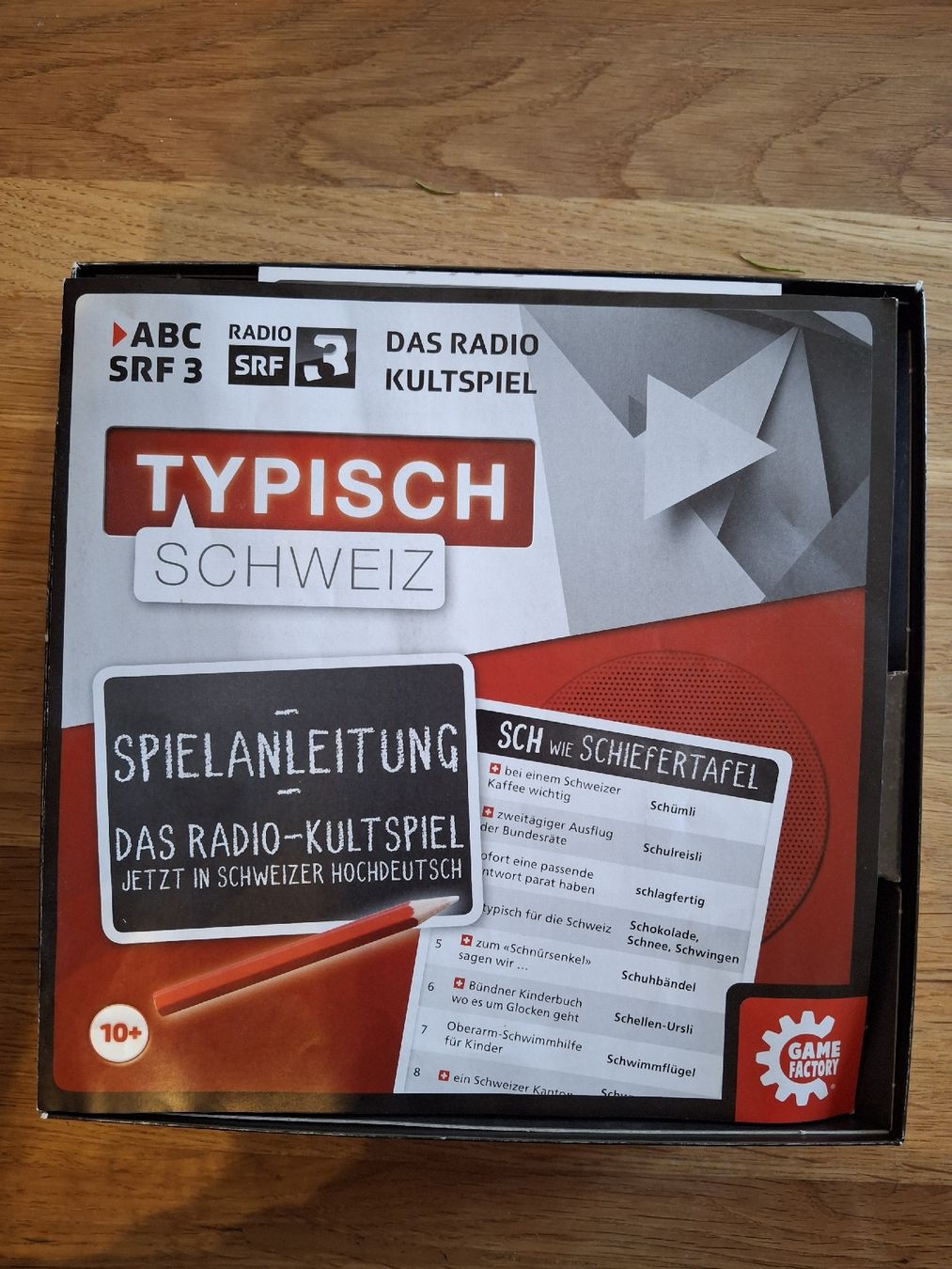 Spiele: Gesellschaftsspiel Typisch Schweiz – Gebraucht aus Zürich von Vordermannd86 2
