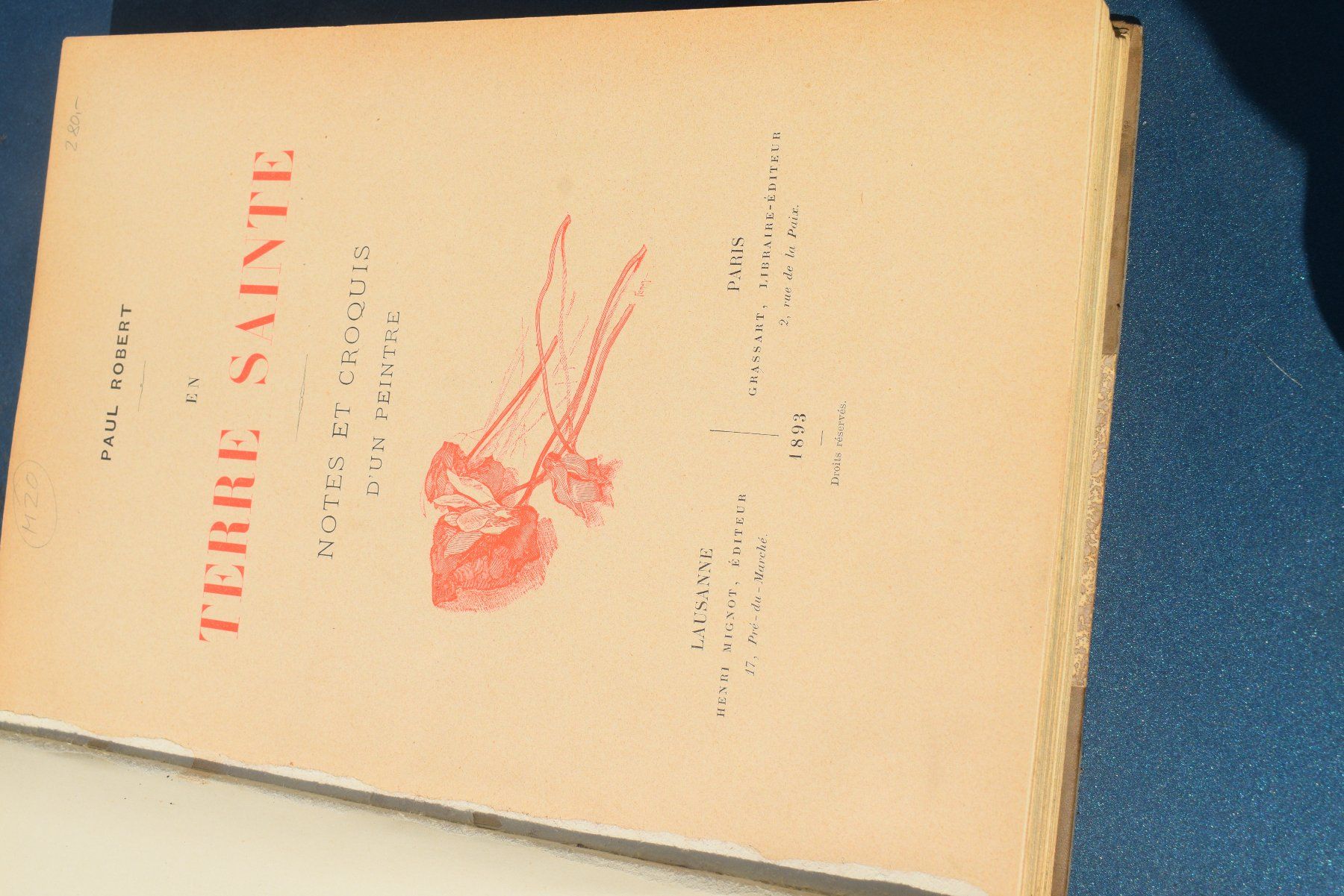 Libri: Paul Robert visite en Terre Saint 1893 – Nuovo (secondo la descrizione) da Brügg BE venduto da Aristotolius 3