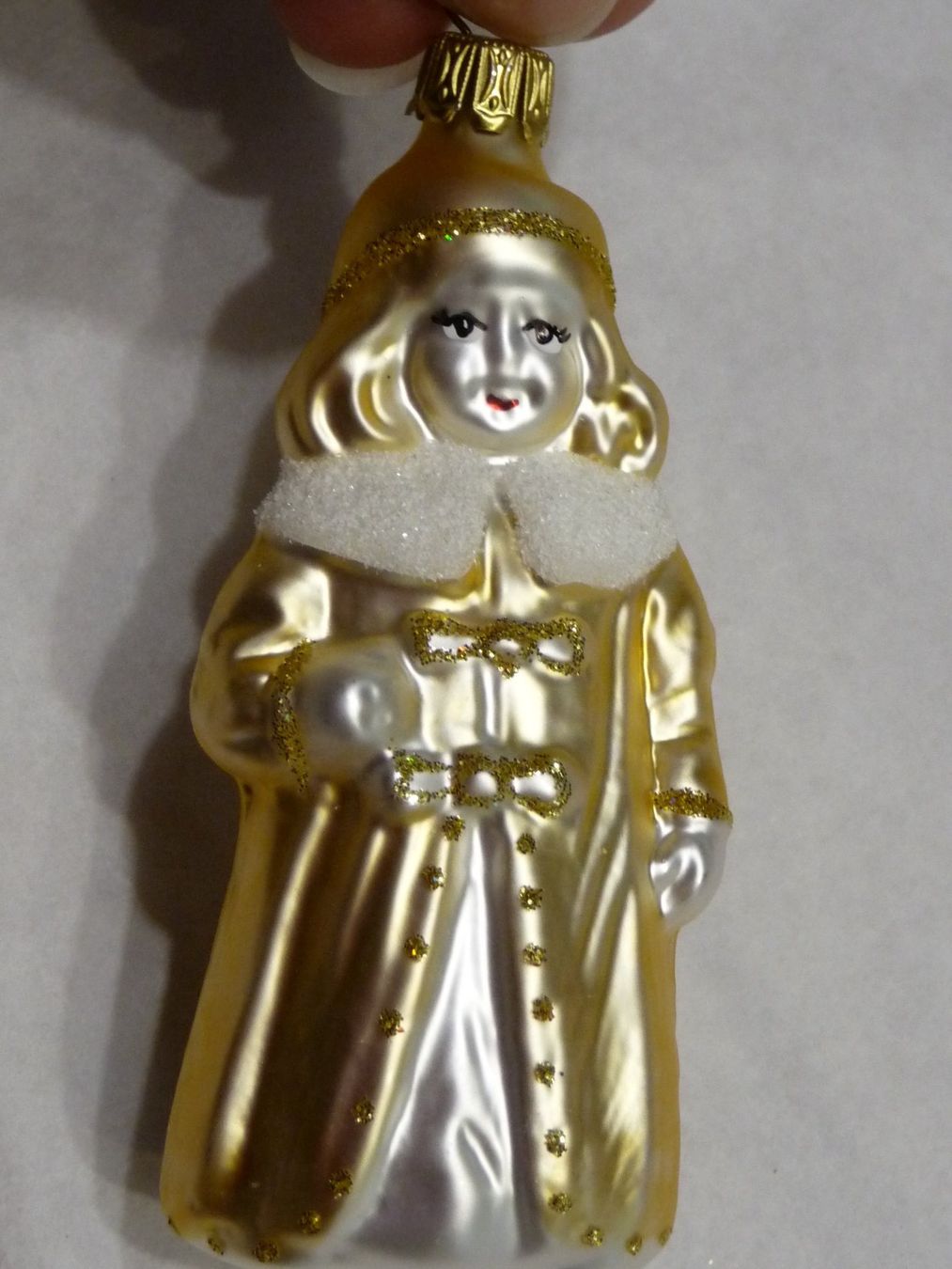 Toutes les décorations: Mädchen mit goldenem Kleid Christbaumschmuck – Neuf avec emballage d'origine à Alpnach Dorf par marvo 3