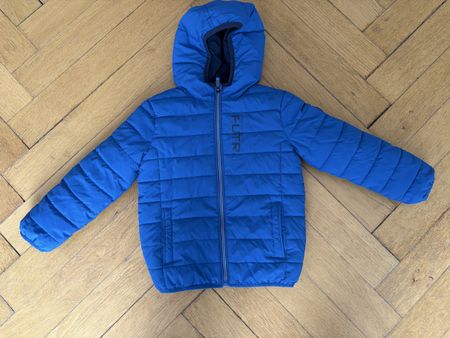 Kinder Steppjacke blau Grösse 116 (eher 110)