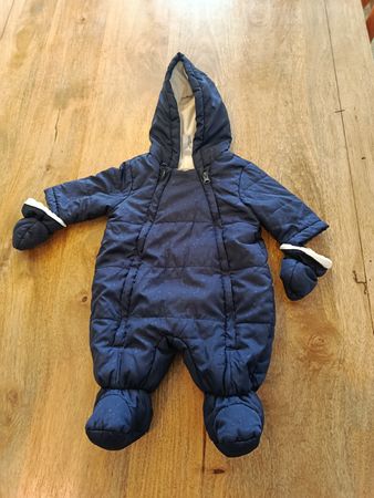 Baby Club Schneeanzug dunkelblau Grösse 56 gefüttert
