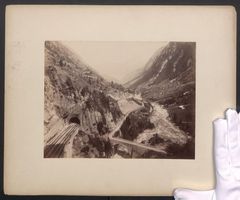 Fotografie Wassen, Gotthardbahn Tunnel m
